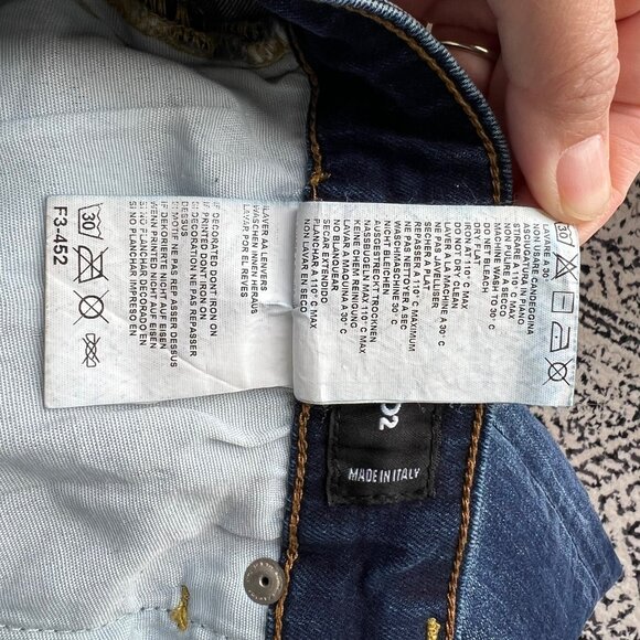 Dsquared2 Distressed Denim Jeans – Men’s Size 52 – Blue Wash - Picture 10 of 10